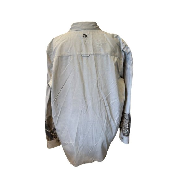 Gander Mountain Guide Series Real Tree Shirt Men XL Hunting Shooting Camo Khaki - Picture 3 of 12